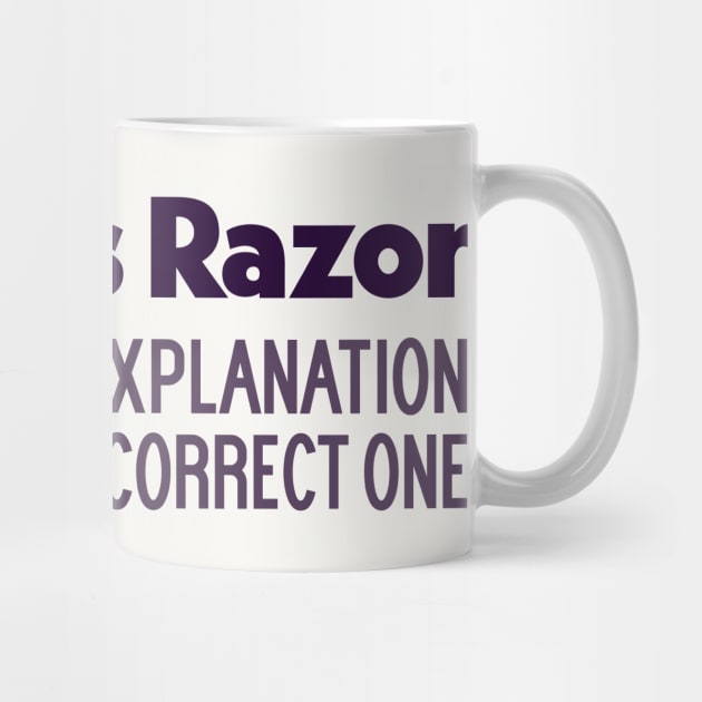 Occam's Razor  --  Typography Definition by DankFutura